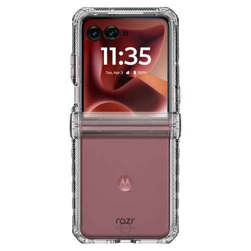 Itskins - Hybridr Clear Case for Motorola Razr Ultra - Transparent